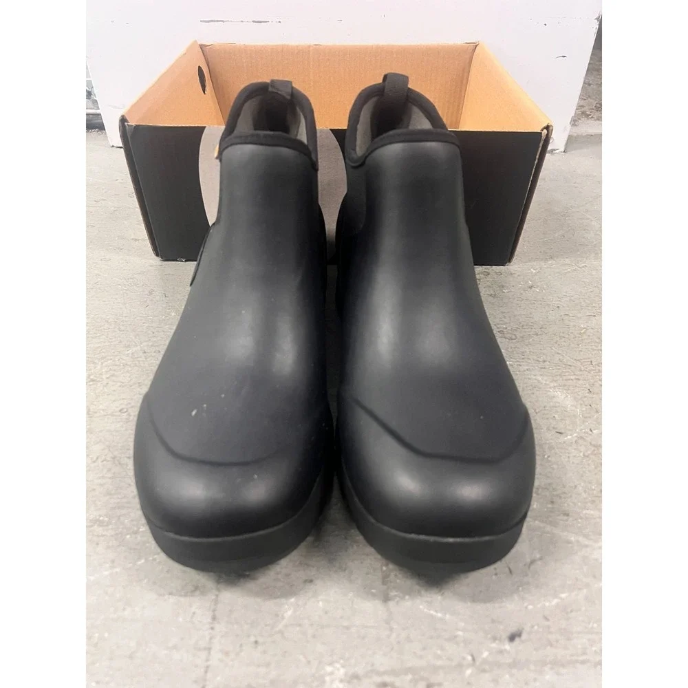 Bogs Sauvie Chelsea‎ II 73110-001 Boots Mens 11 Black Slip-Resistant Waterproof